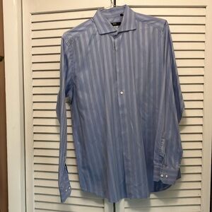 Men's Blue Striped Shirt